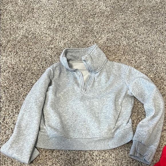 all in motion Other - All in Motion Gray Fleece Quarter-Zip Sweatshirt